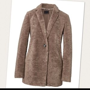 Banana republic teddy sherpa blazer xs
